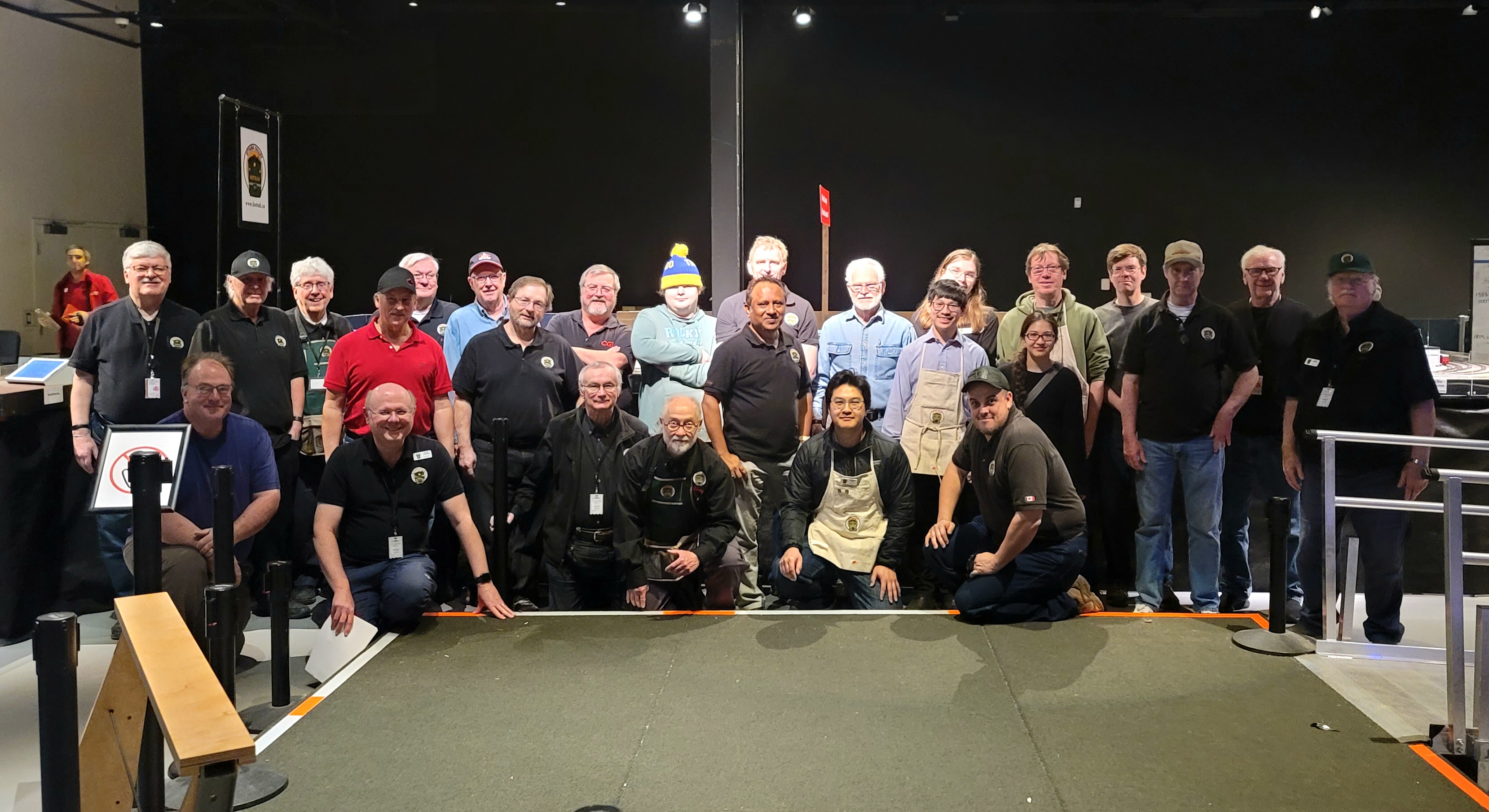 2025 Club photo at the March Break CSTM layout teardown